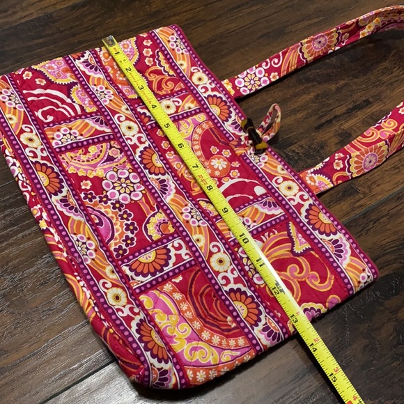 Vera Bradley Raspberry Fizz pink paisley purse bag - Picture 7 of 13